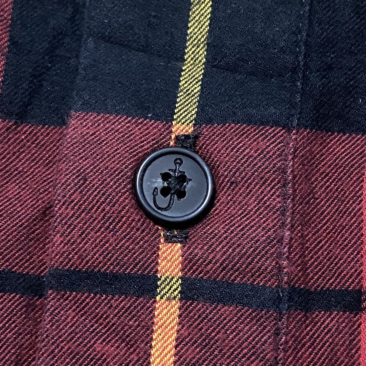 Flannel × JW Anderson × Uniqlo Uniqlo x JW.Anderson Checker Flannel Half Button Size US L / EU 52-54 / 3 - 5 Thumbnail