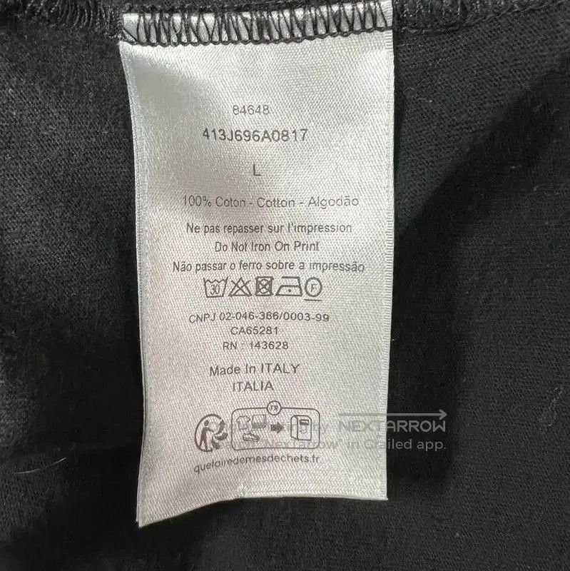 Dior Dior Black Cotton Men's T-Shirt . Size US L / EU 52-54 / 3 - 4 Thumbnail