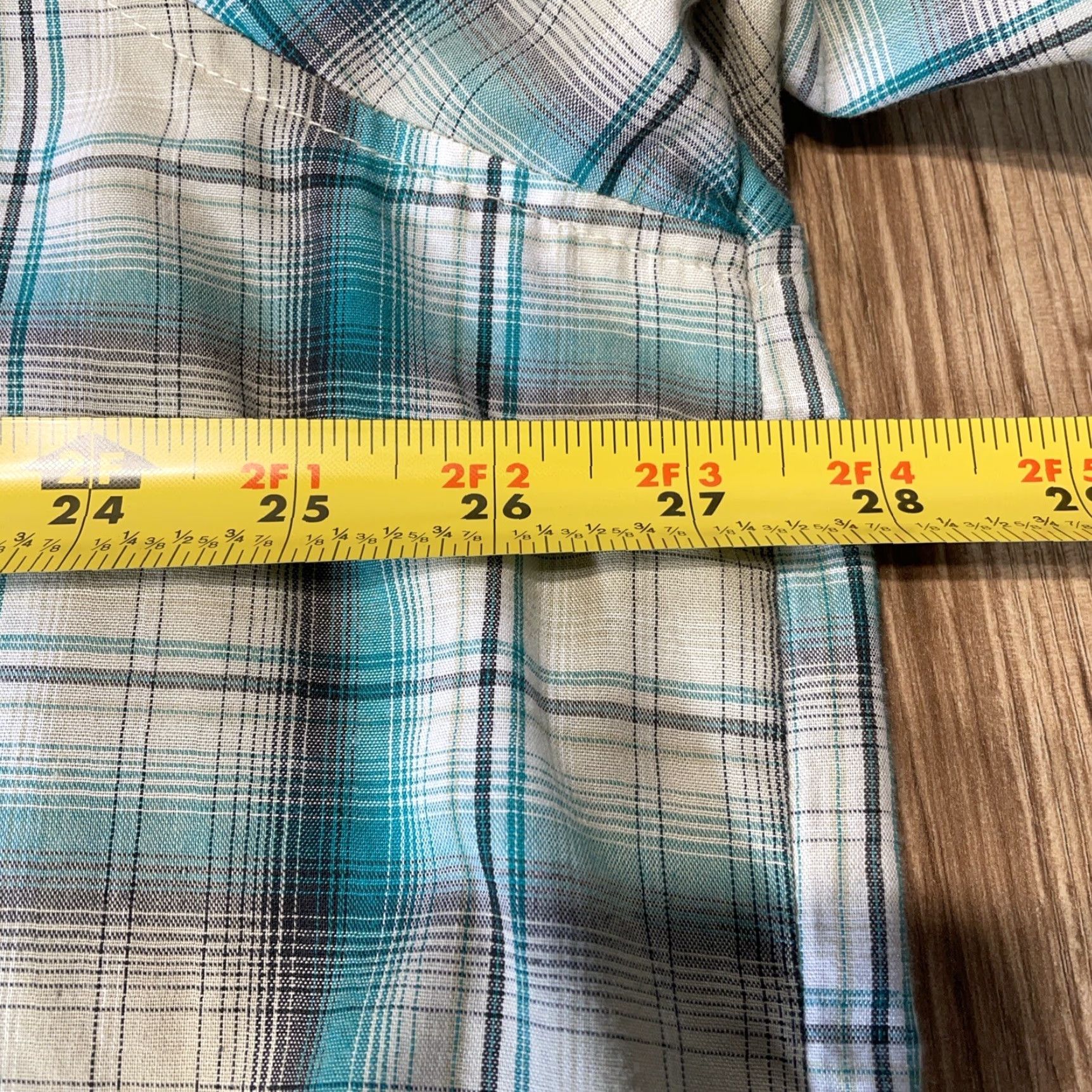 Wrangler Wrangler Men’s Western Shirt 2XL Short Sleeve Plaid Green Cowboy Rodeo Button Up Size US XXL / EU 58 / 5 - 6 Thumbnail