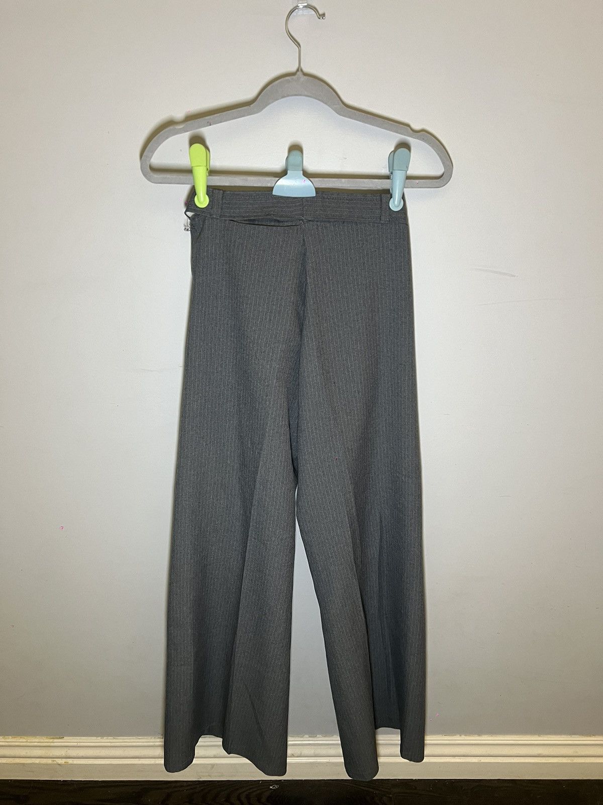 Vintage Pinstripe Pants Size 24" / US 00 / IT 34 - 2 Thumbnail