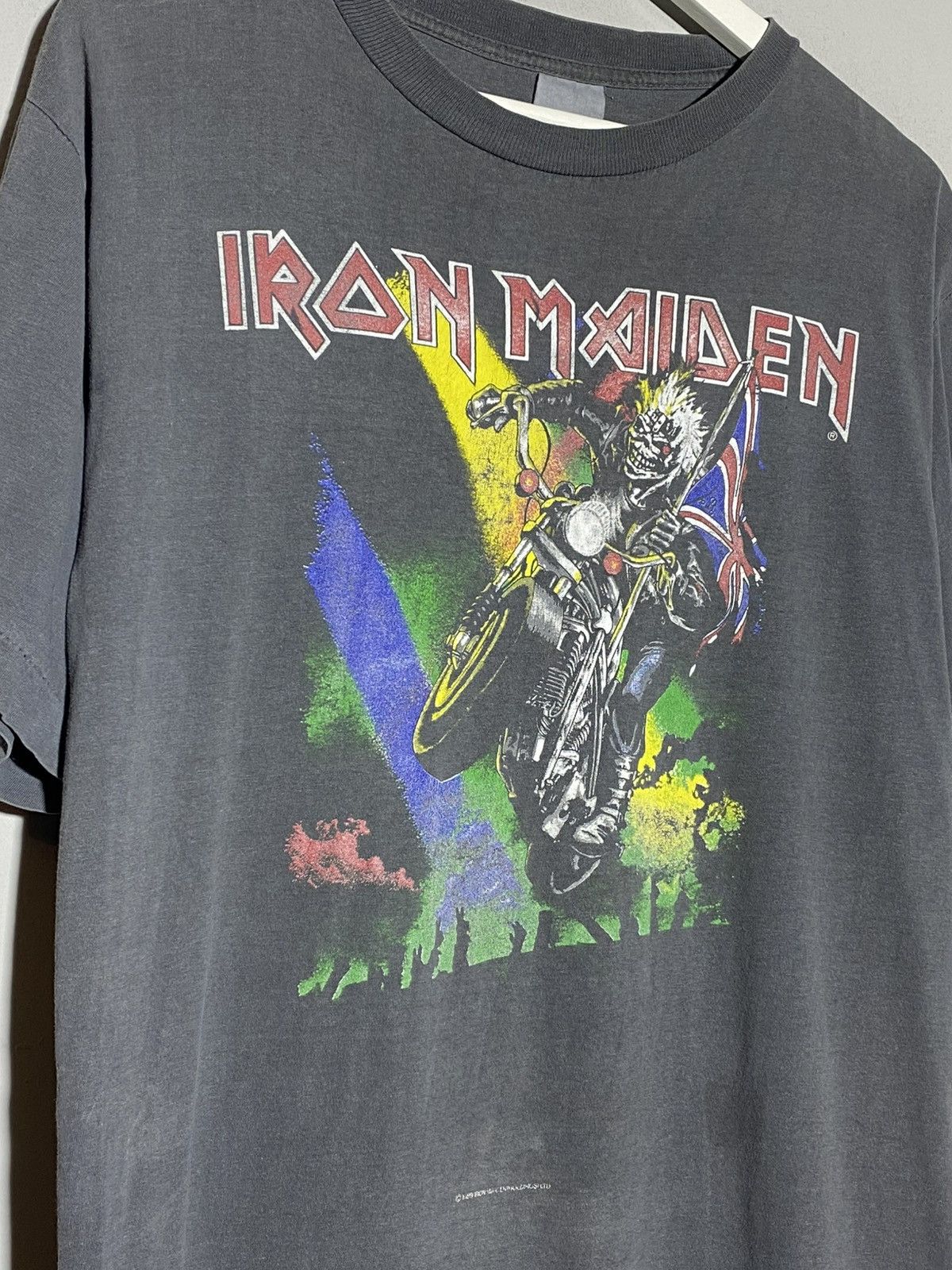 Iron Maiden 1988 Iron Maiden England Vintage Rock Band Tour T-Shirt Tee Size US L / EU 52-54 / 3 - 4 Thumbnail