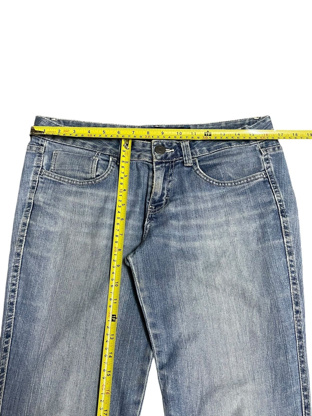 Calvin Klein Vintage Y2K Calvin Klein Jeans Blue Wash Wide Leg Size 32" / US 10 / IT 46 - 17 Thumbnail