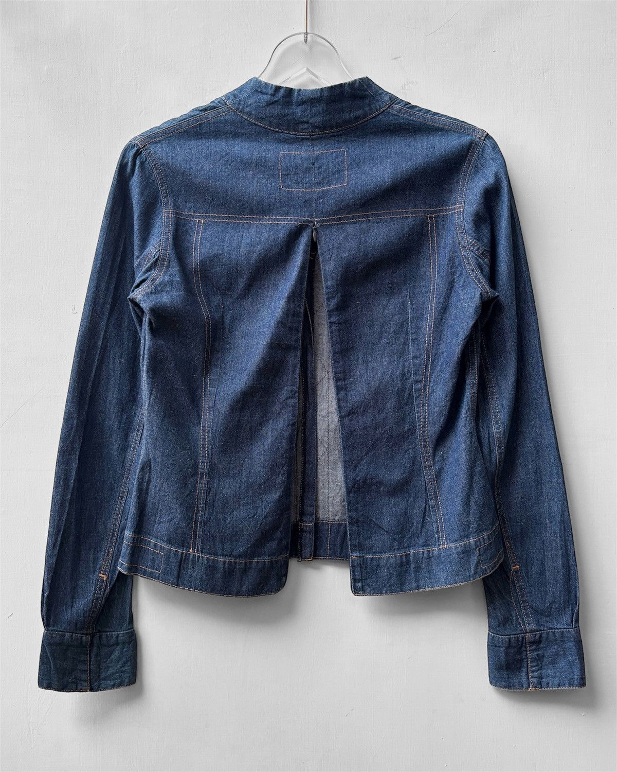 Dirk Van Saene Aw1999 Trompe L’oeil Denim Top Size S / US 4 / IT 40 - 10 Thumbnail