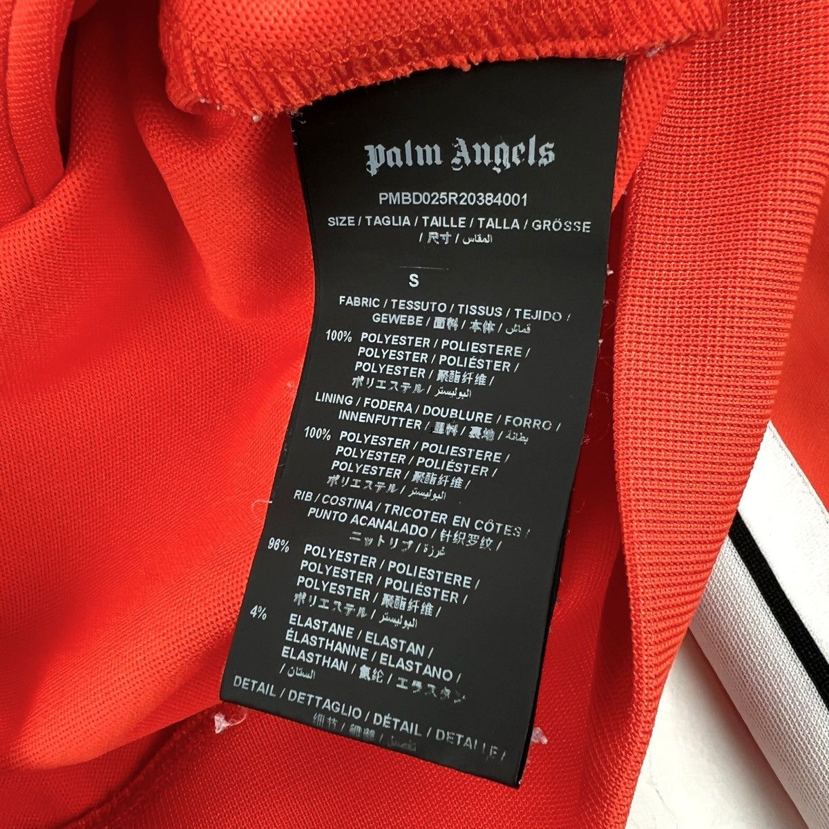 Palm Angels Palm Angels Orange Track Hoodie Size US S / EU 44-46 / 1 - 6 Thumbnail