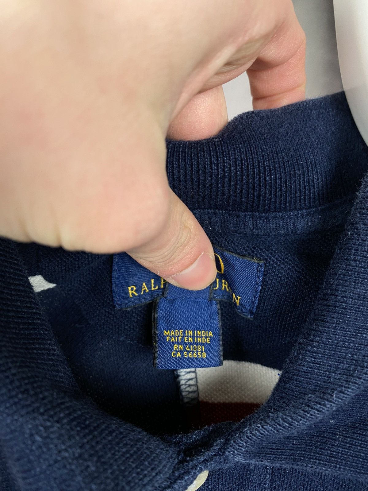 Polo Ralph Lauren 🎠Vintage Junior Polo Ralph Lauren Big Logo Striped VTG Tee🎠 Size US XS / EU 42 / 0 - 12 Thumbnail