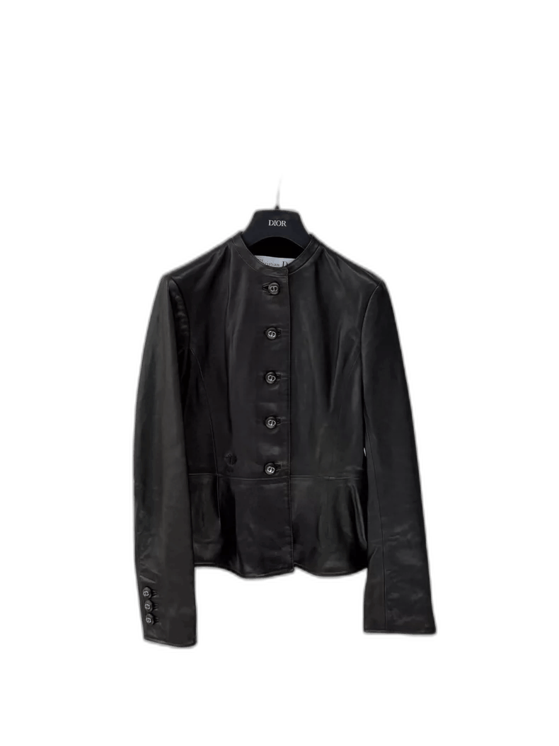Dior Dior Classic Fitted Leather Jacket-2506 Size XS / US 0-2 / IT 36-38 - 1 Thumbnail