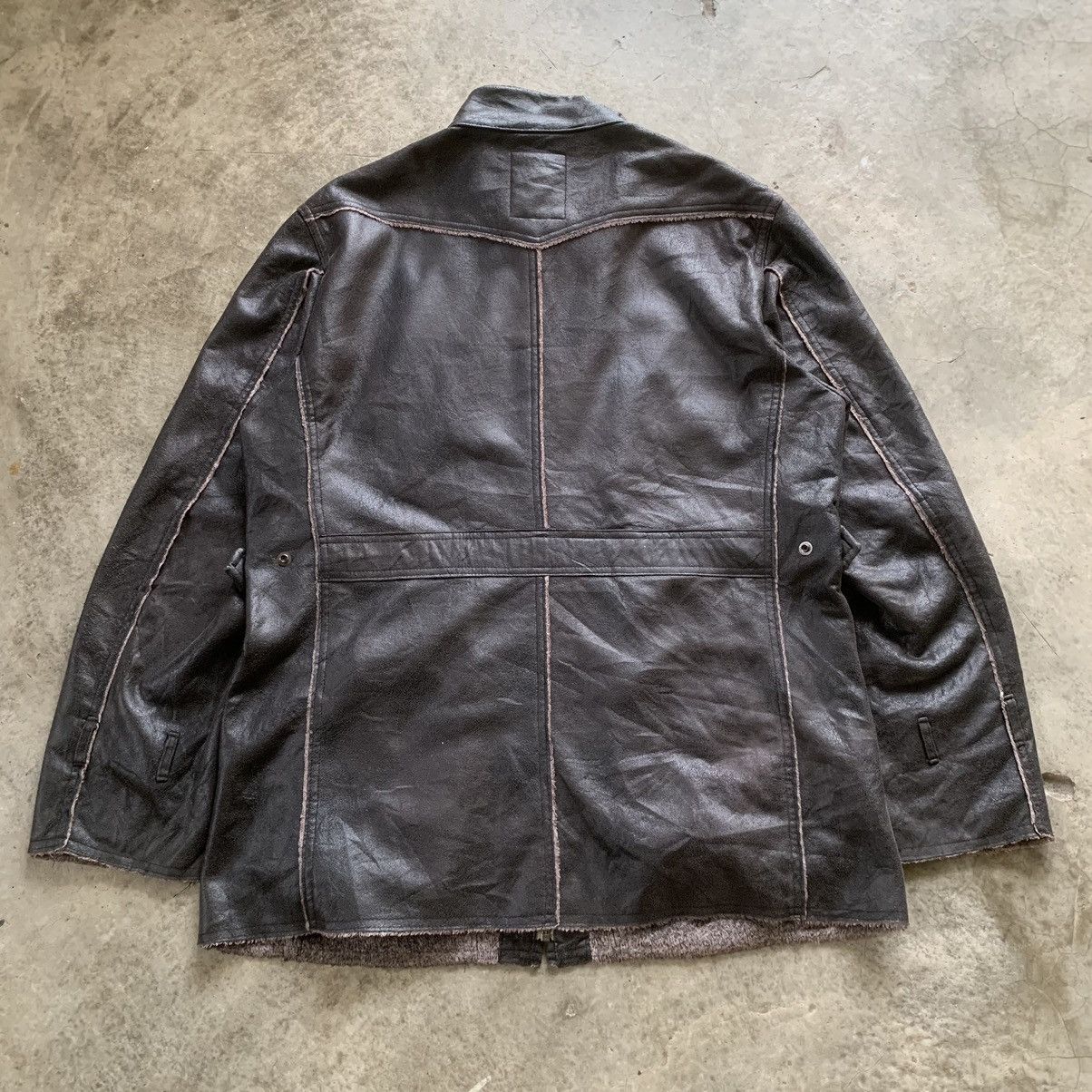 If Six Was Nine × Renoma × Tornado Mart Renoma Paris Opium Style Leather Jacket Size US XL / EU 56 / 4 - 2 Thumbnail