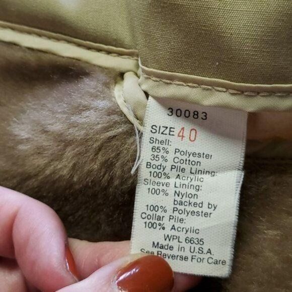 Vintage Woolrich Vintage Heavy Lined Tan Winter Sz L-40 Long Button Size US L / EU 52-54 / 3 - 7 Thumbnail