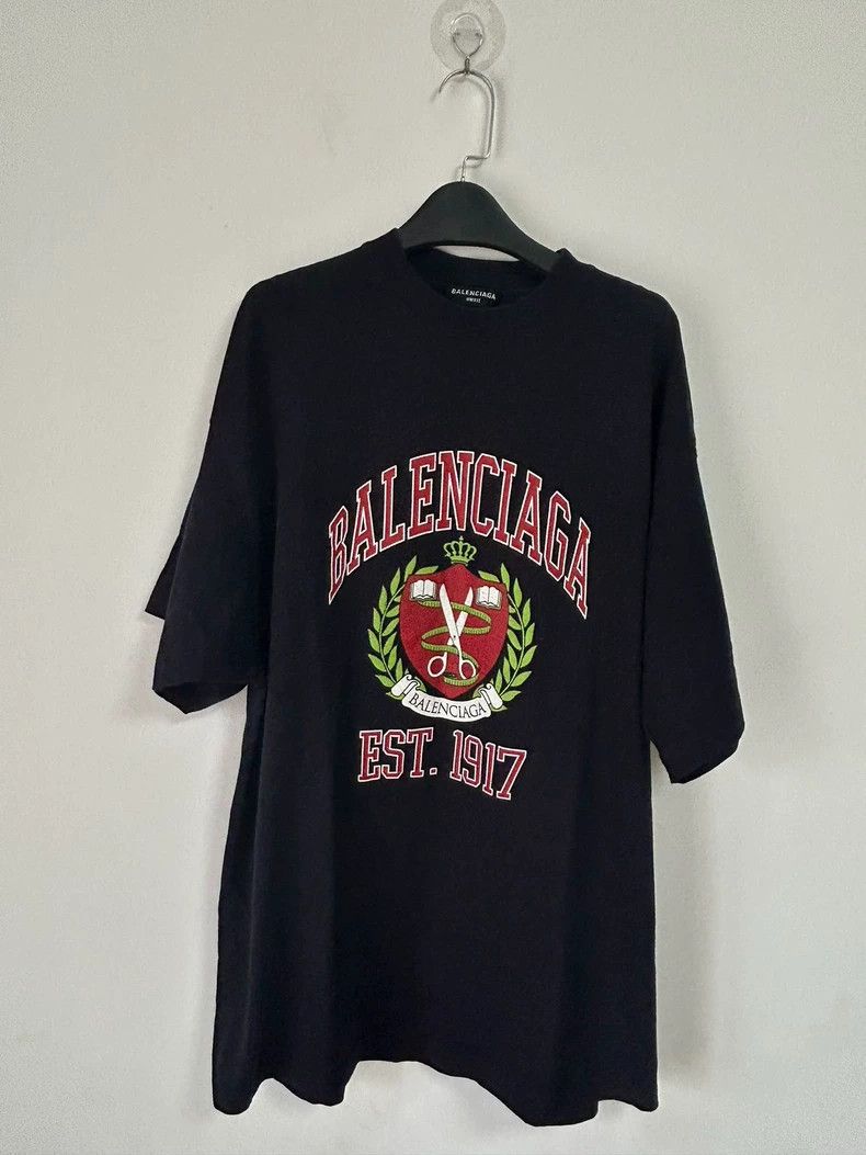 Balenciaga Balenciaga Wheat ear scissors Logo logo design T-shirt sho Size US S / EU 44-46 / 1 - 1 Thumbnail