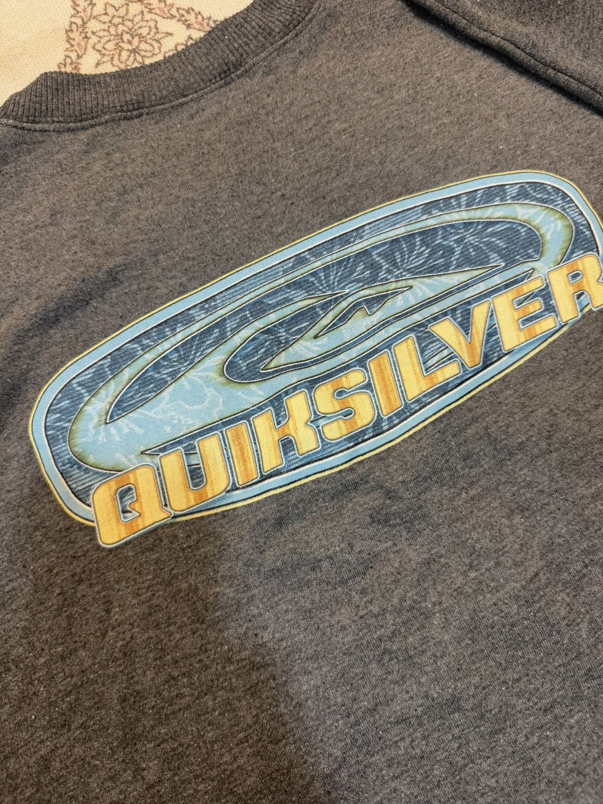 Quiksilver × Vintage Vintage Quiksilver Big Logo Sweatshirt Size US M / EU 48-50 / 2 - 2 Thumbnail