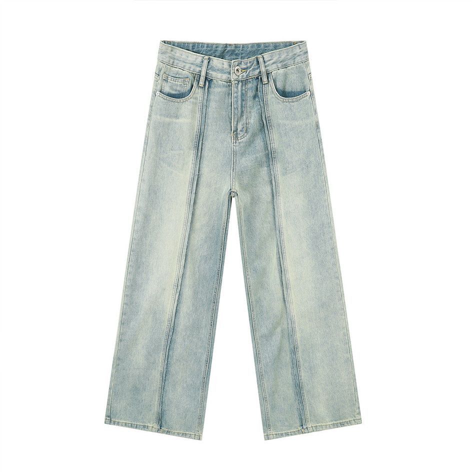 Japanese Brand Retro loose high street patchwork jeans Size US 32 / EU 48 - 5 Thumbnail