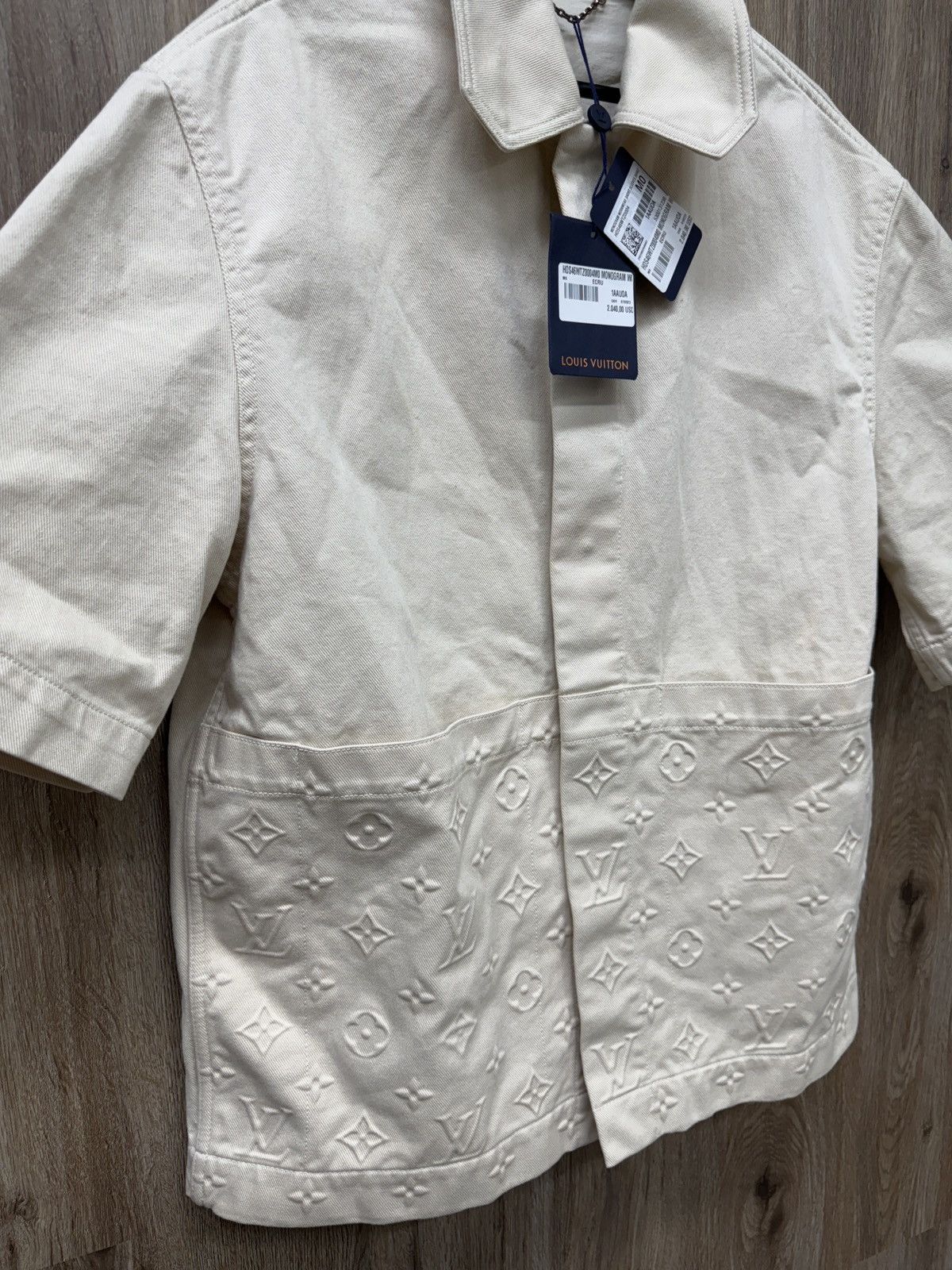 Louis Vuitton Louis Vuitton Beige Workwear Shirt Size US M / EU 48-50 / 2 - 3 Thumbnail