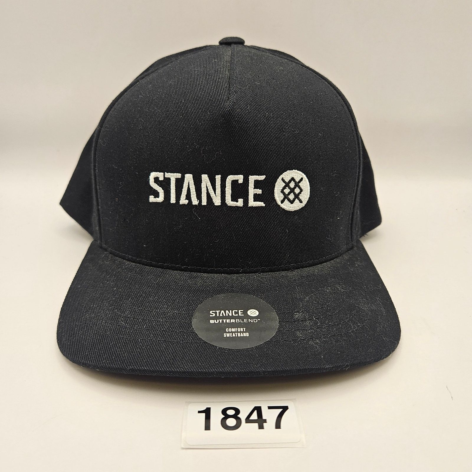 Stance Socks STANCE UNISEX OS SNAPBACK BLACK BASEBALL HAT CAP WHITE LOGO Size ONE SIZE - 1 Thumbnail