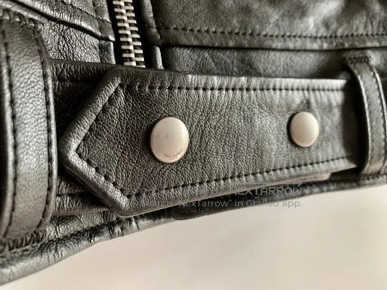 Saint Laurent Paris Saint Laurent Leather Jacket with Box Shape. Size US M / EU 48-50 / 2 - 3 Thumbnail