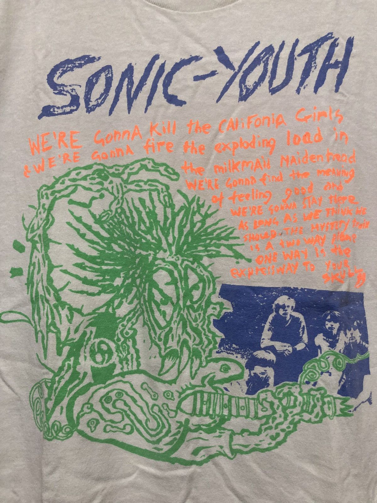 Band Tees × Vintage Vintage 00s Sonic Youth Tshirt Size US M / EU 48-50 / 2 - 5 Thumbnail