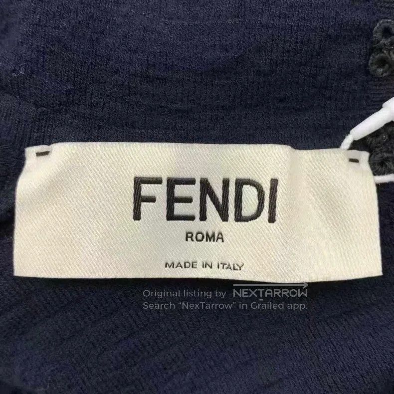 Fendi Fendi FF Embossed Full Print Dress Size XXS / US 00 / IT 34 - 4 Thumbnail