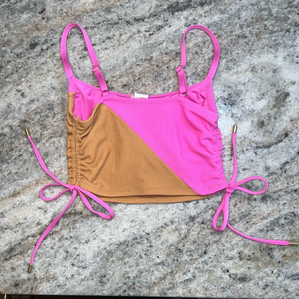 Other Sanctuary Balancing Act Shirred-Side Cropped Pink Aura Tanki Size XS / US 0-2 / IT 36-38 - 6 Thumbnail