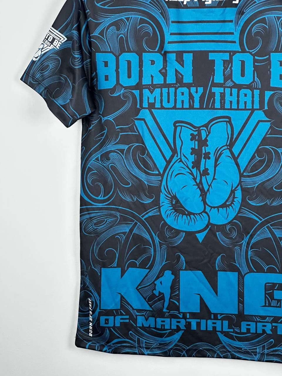 Vintage Muai Thai Born Training Sport Rush Guard T Shirt Size US M / EU 48-50 / 2 - 10 Thumbnail