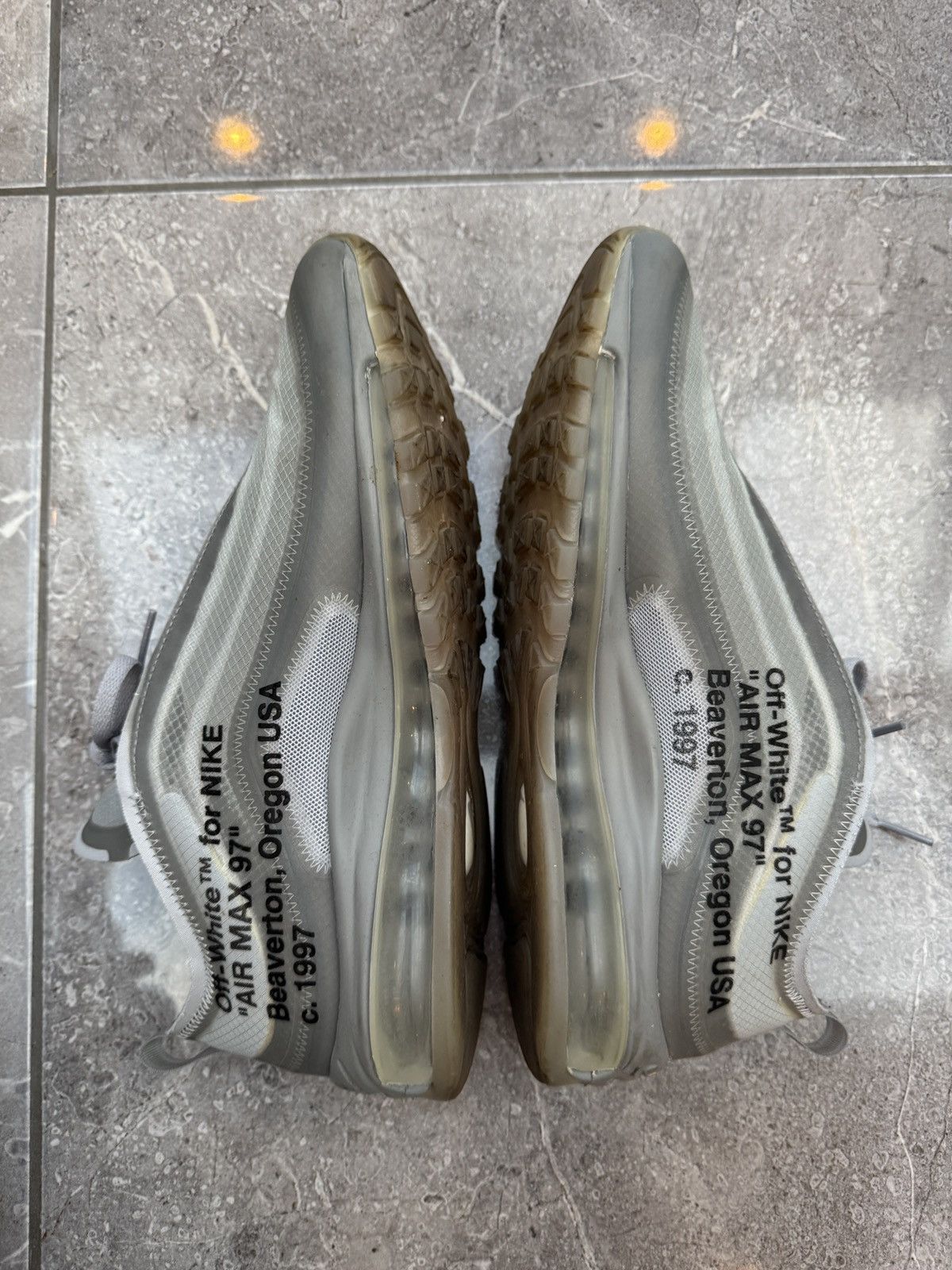 Nike × Off-White Nike Off-White Air Max 97 ‘Menta’ - UK9/US10 Size US 10 / EU 43 - 24 Thumbnail