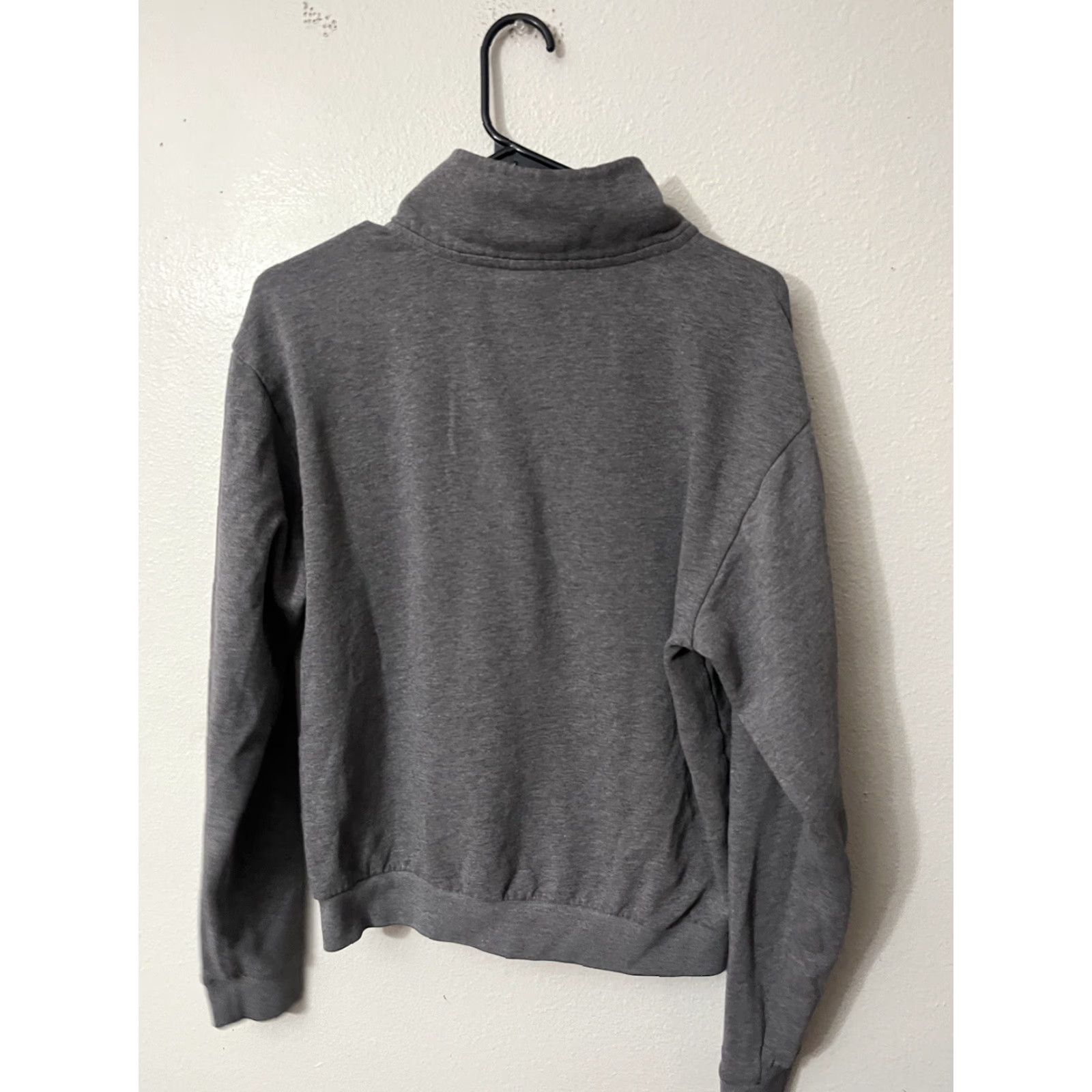 Pinko PINK Sweatshirt Women Medium Logo 1/4 Zip Fleece Gray Victoria's Secret PINK Pullover Mock Neck Long Sleeve Regular Size M Size M / US 6-8 / IT 42-44 - 2 Thumbnail