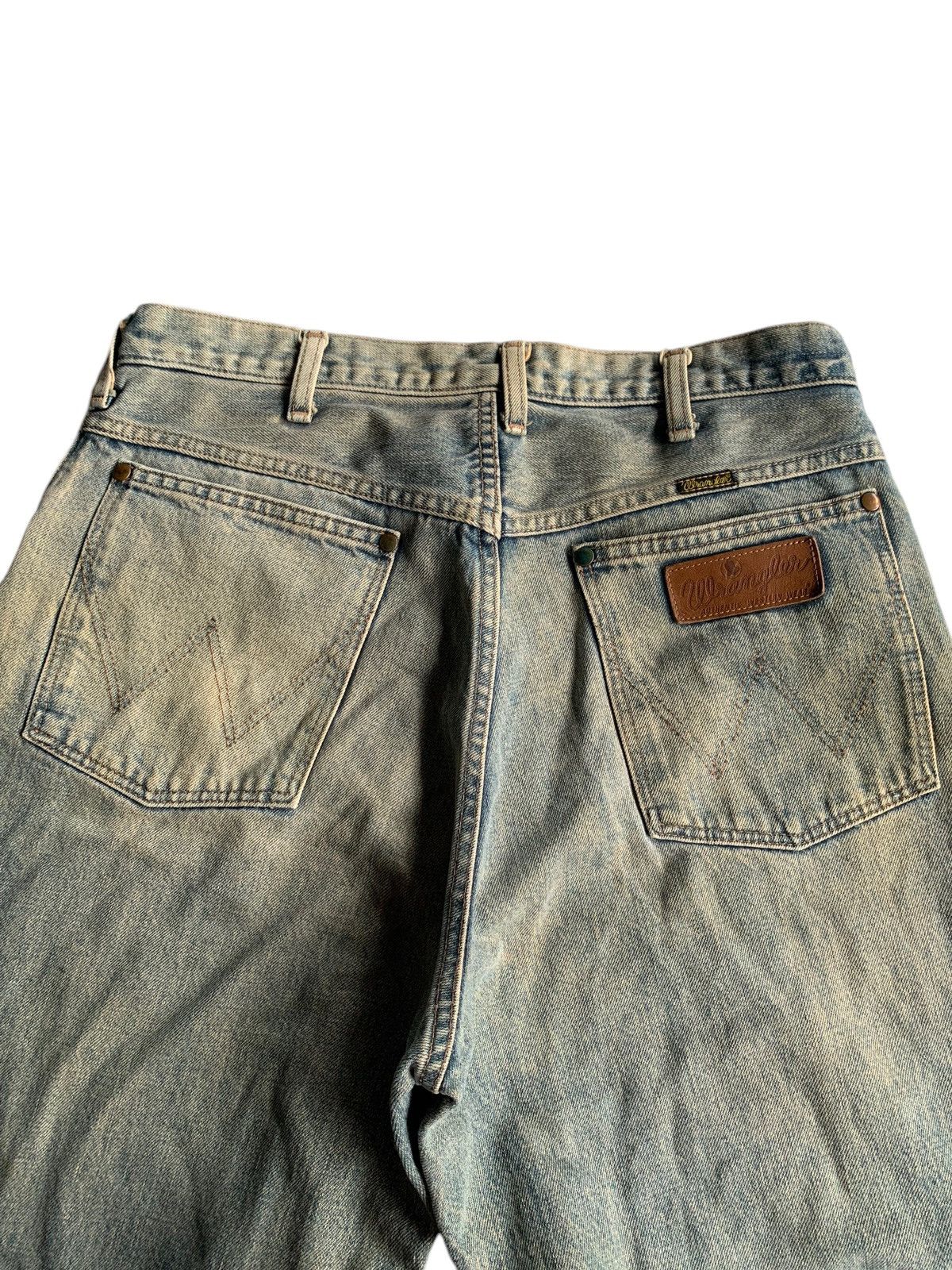 Japanese Brand Vintage Wranger Baggy Faded Selvedge Distressed Denim Size US 33 - 8 Thumbnail