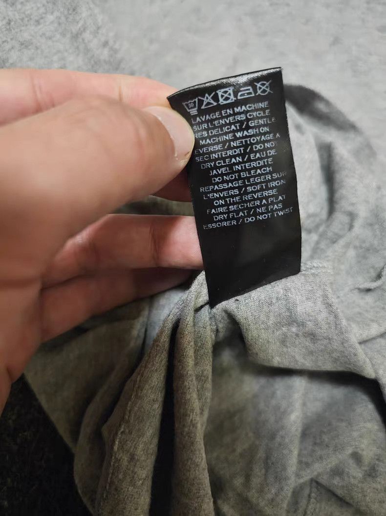 Balmain Balmain Long Sleeve Hooded T-shirt, Flocked Logo Size US L / EU 52-54 / 3 - 2 Thumbnail