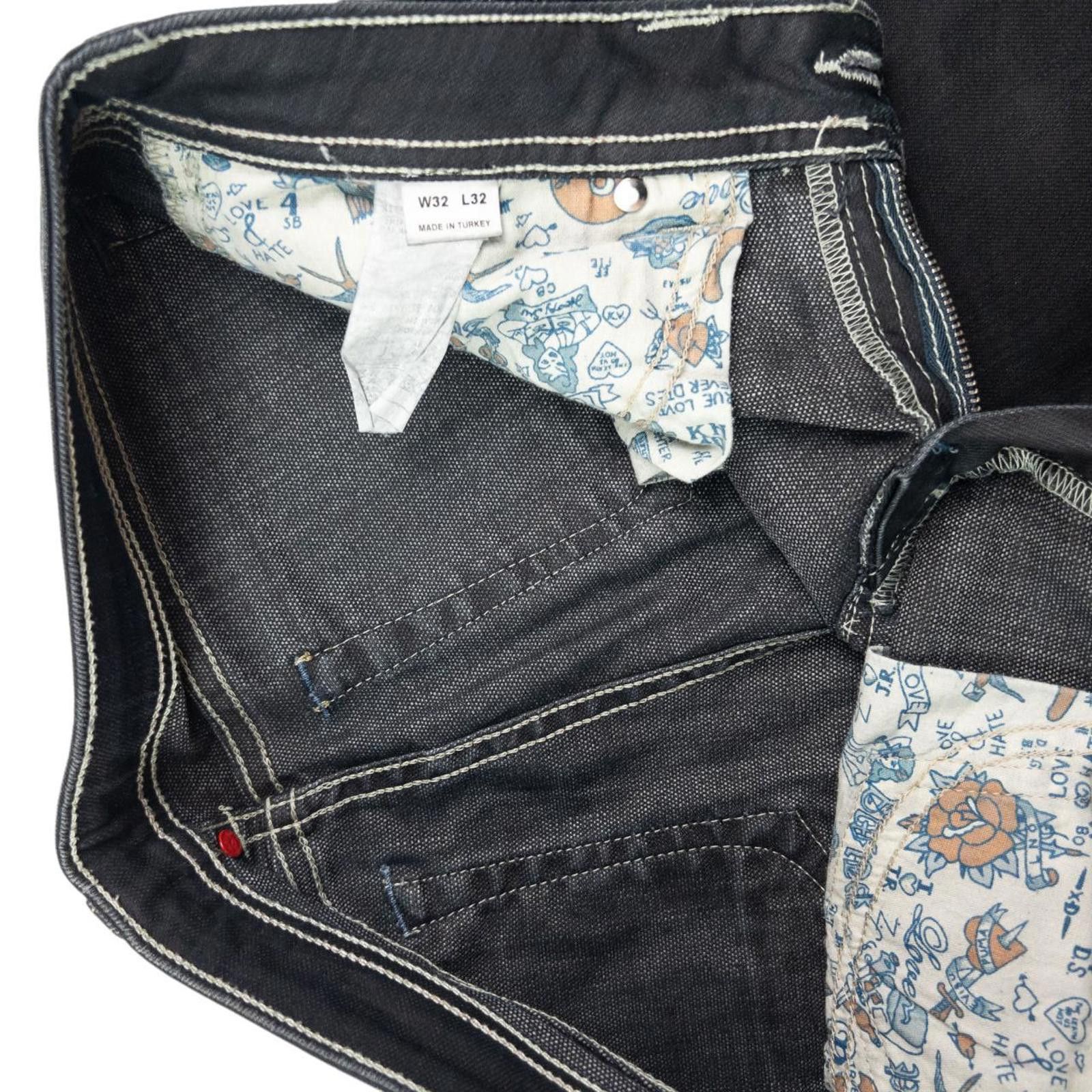 Puma Vintage Puma X Evisu Double Gull Japanese Denim Jeans W35 Size US 32 / EU 48 - 6 Thumbnail