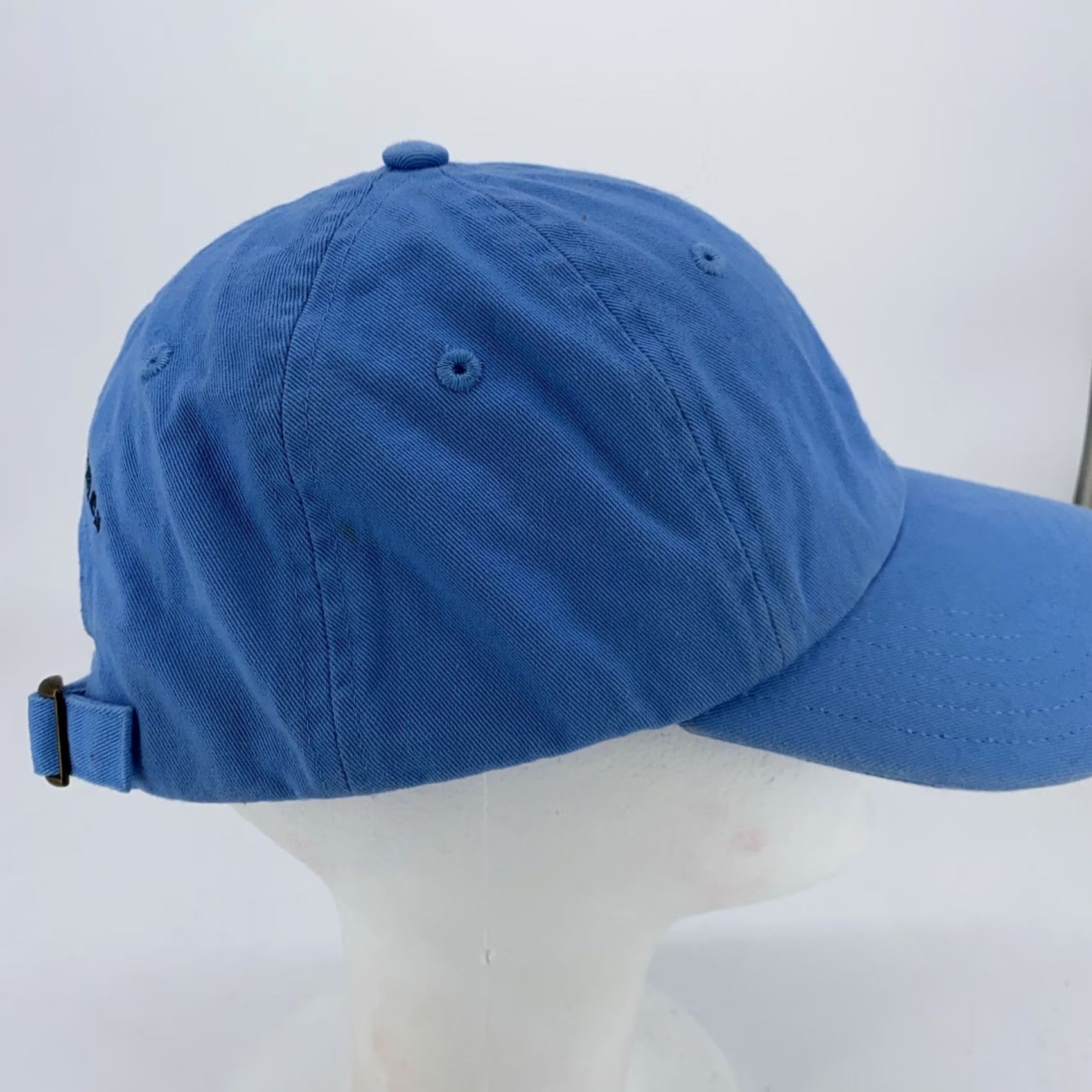 Vineyard Vines Vineyard Vines Blue Embroidered Whale Strap Back Hat Cap Mens Classic Preppy Size ONE SIZE - 2 Thumbnail