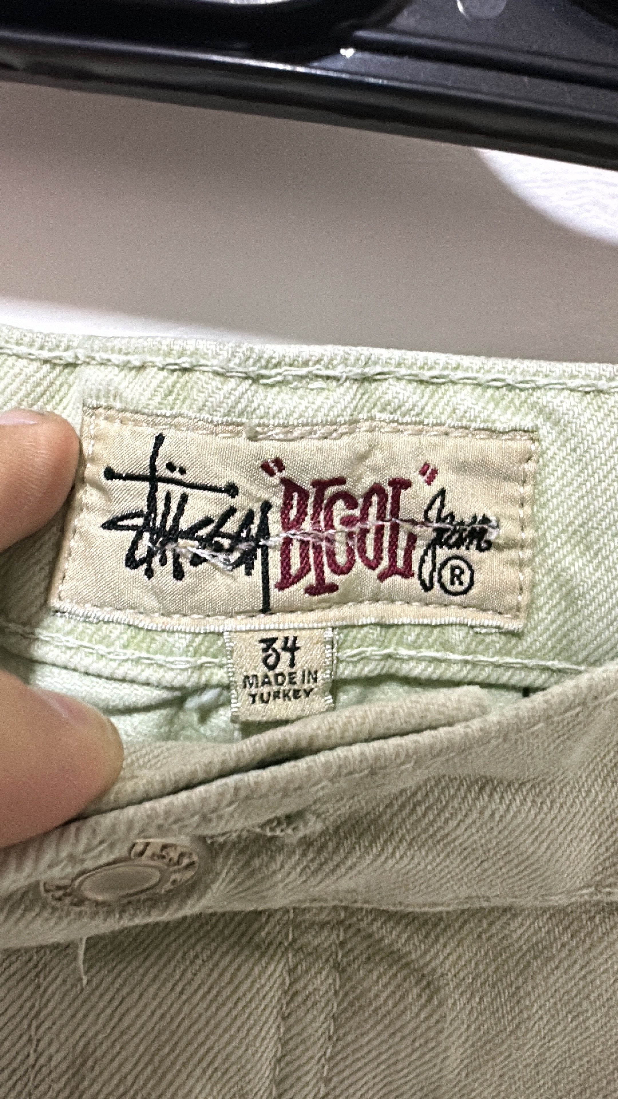 Stussy × Vintage Stüssy Big Ol Jean Cream Size 34 Size US 34 / EU 50 - 6 Thumbnail