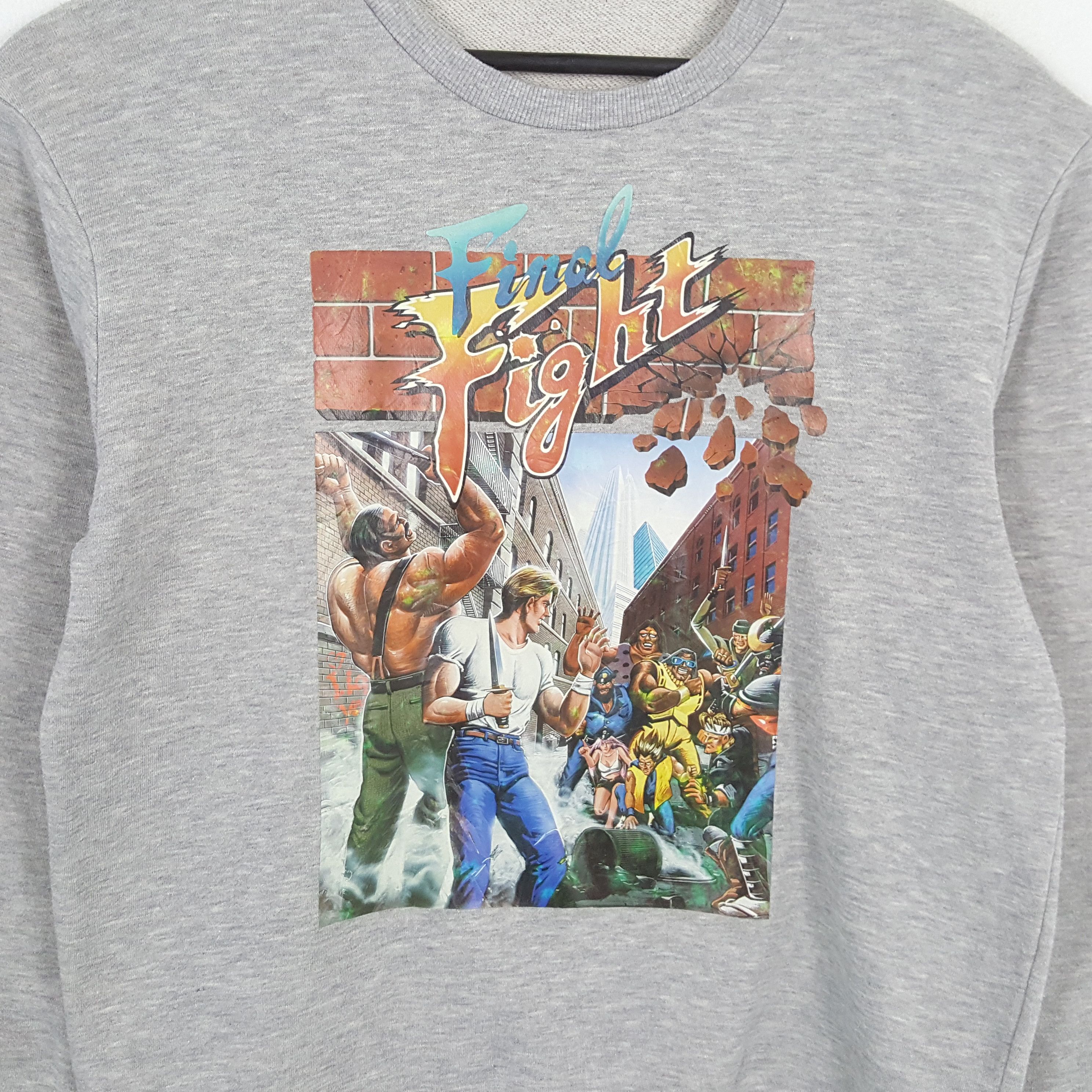 Playstation × The Game × Vintage FINAL FIGHT Capcom Video Games Promo Style Sweatshirt Size US M / EU 48-50 / 2 - 2 Thumbnail