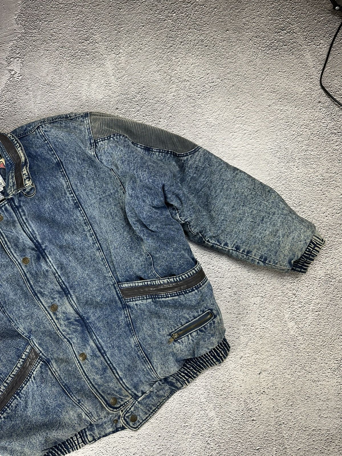 If Six Was Nine Vintage In Crowd Denim Jacket 90s Hip Hop Style Faded Japan Size US XL / EU 56 / 4 - 7 Thumbnail