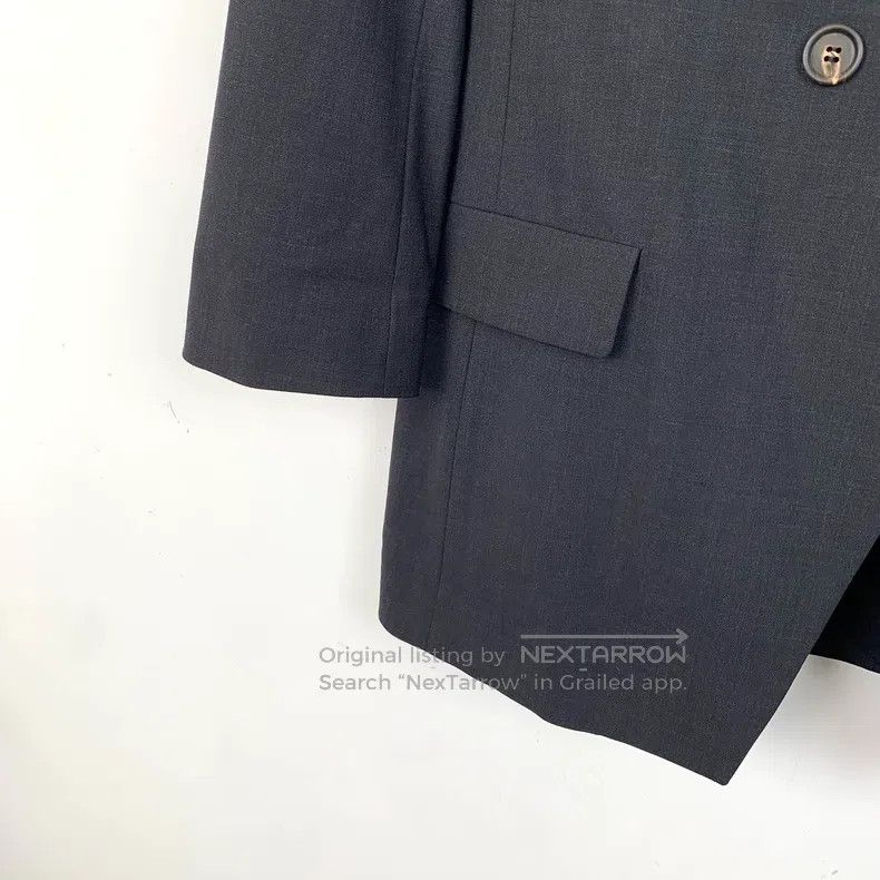 Brunello Cucinelli Dark gray floral diamond-decorated lape