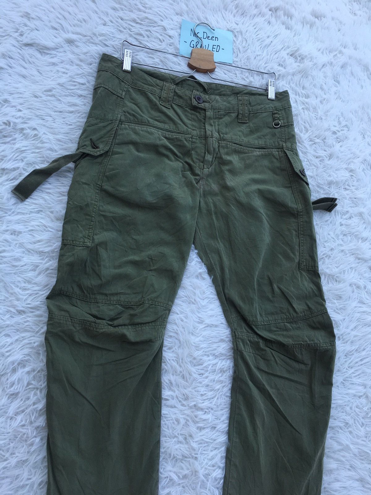 Marithe + Francois Girbaud Rare Vintage Marithe Francois Girbaud Cargo Pant Size US 33 - 6 Thumbnail