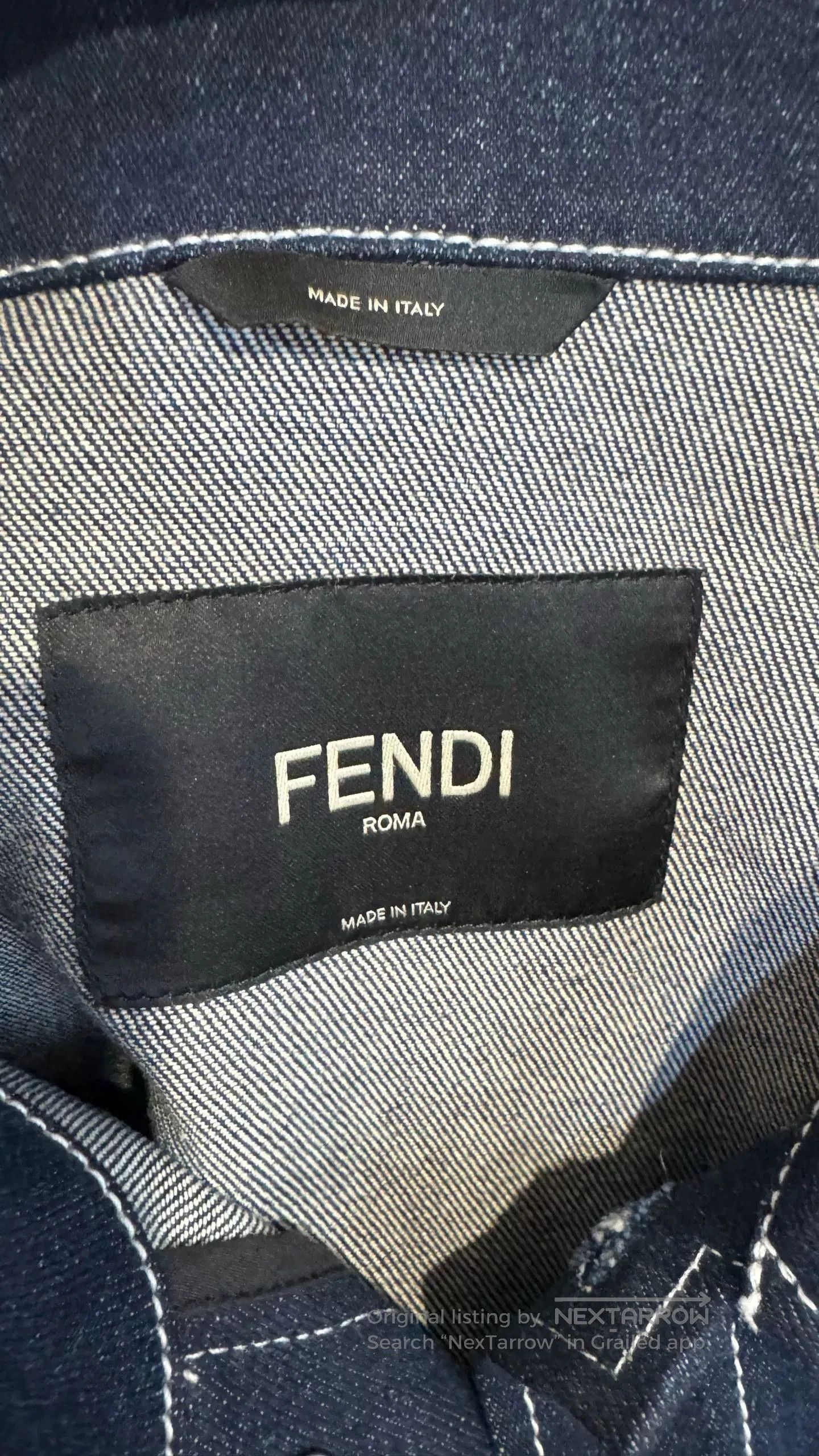 Fendi Fendi x Flia Denim Jacket. Size US L / EU 52-54 / 3 - 3 Thumbnail