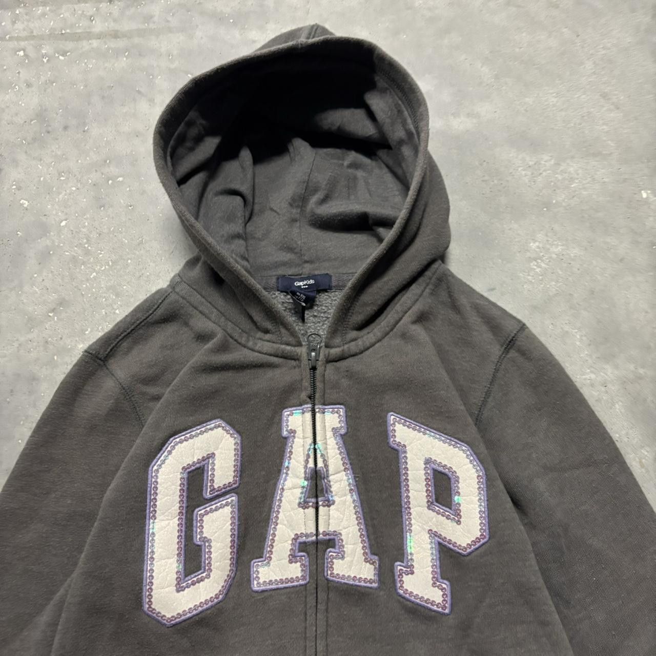 90~00s old GAP 迷彩sweat 、Zip-up、y2k 美品 Gap × Vintage Crazy Vintage Y2K/2000s Cute Grey Gap Sparkle