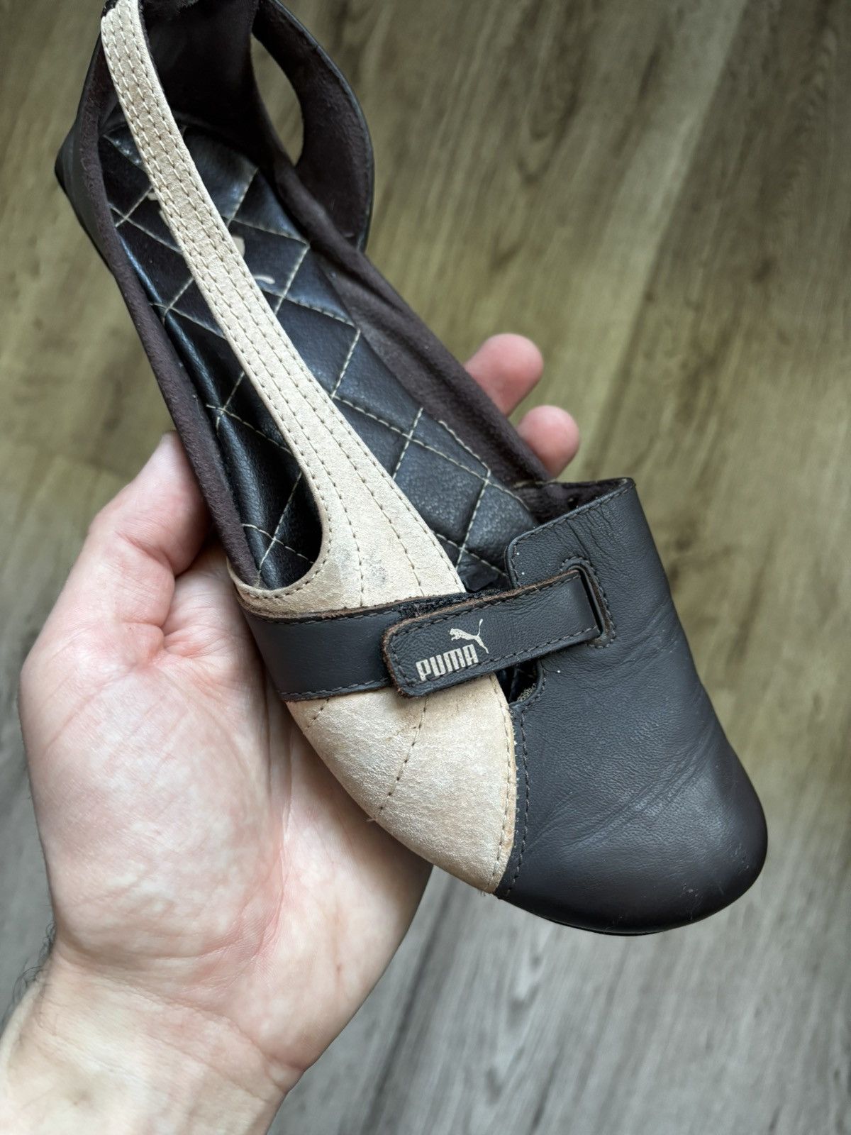 Puma Rare leather vintage PUMA balets flats USED Size US 9 / IT 39 - 23 Thumbnail