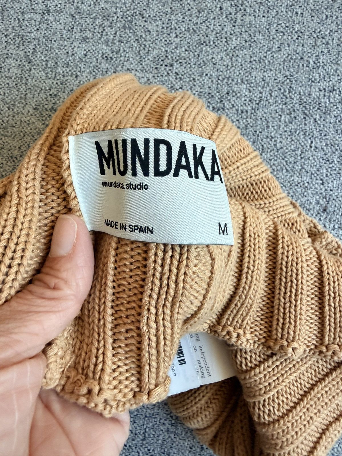 Other Mundaka tan knit sweater cropped tube top M nwt Size M / US 6-8 / IT 42-44 - 7 Thumbnail