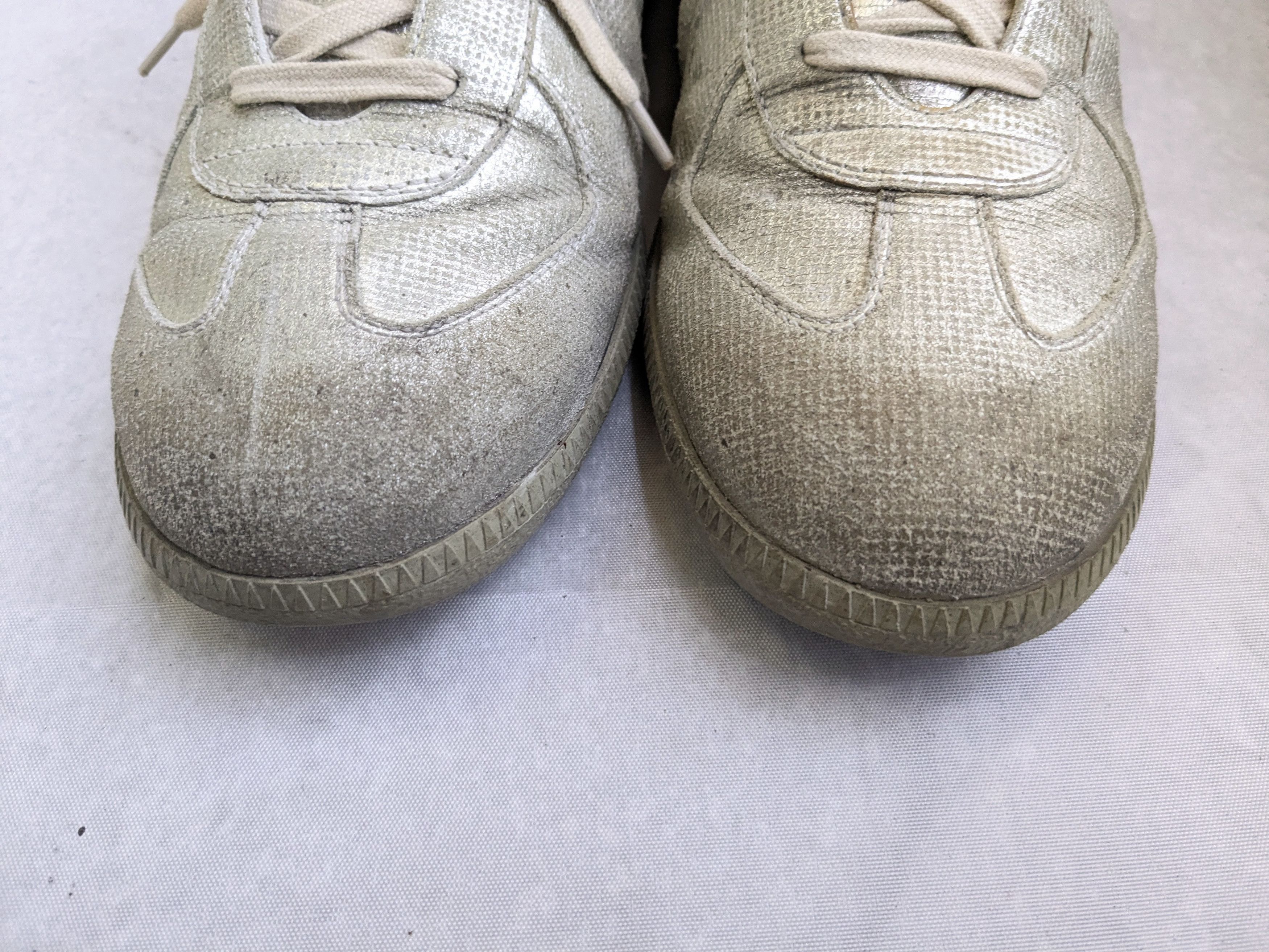 Maison Margiela Maison Margiela Silver GAT Replica 10 43 Low Tops Size US 10 / EU 43 - 3 Thumbnail