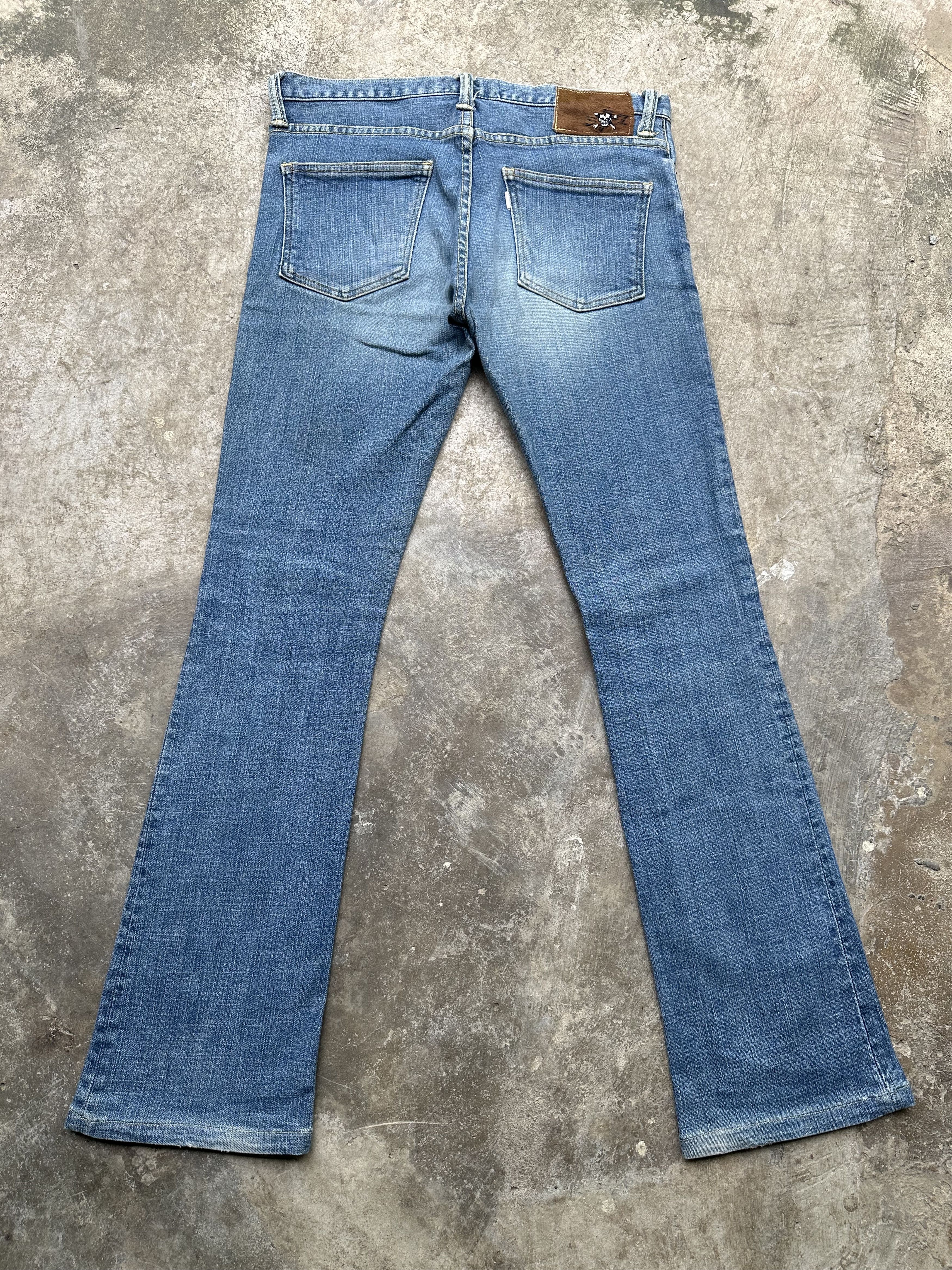Alchemist Vintage Fab Four & Co Alchemist Flare Denim Jeans Size US 32 / EU 48 - 3 Thumbnail