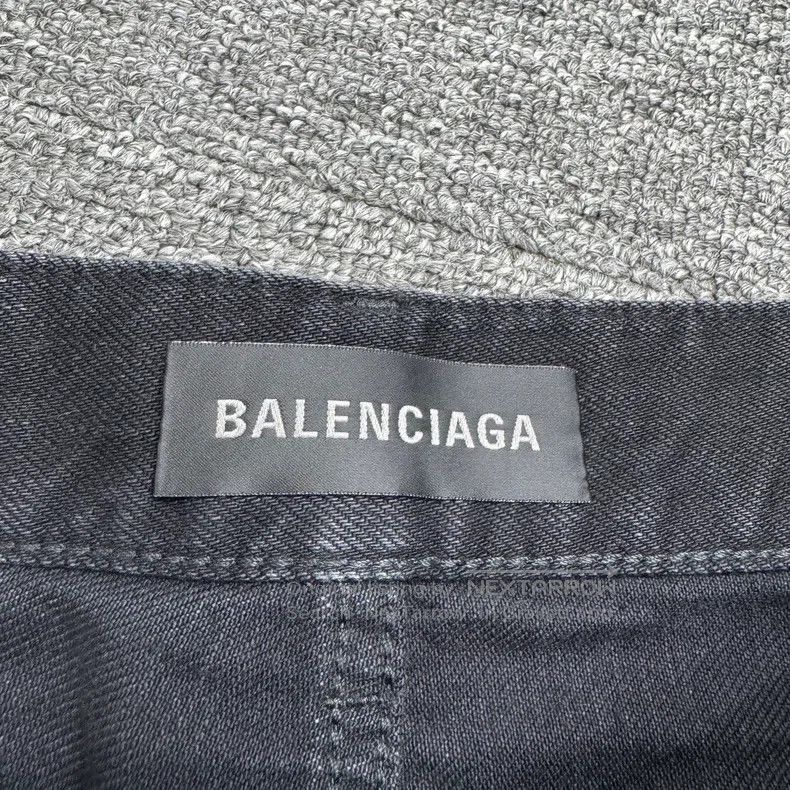 Balenciaga Balenciaga Denim Patchwork Work Pants Size US 30 / EU 46 - 2 Thumbnail