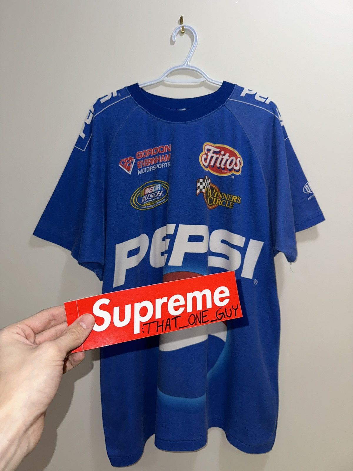 Pepsi × Vintage Vintage Pepsi Fritos Chase Authentics T-Shirt 1999 Nascar XL Size US XL / EU 56 / 4 - 2 Thumbnail