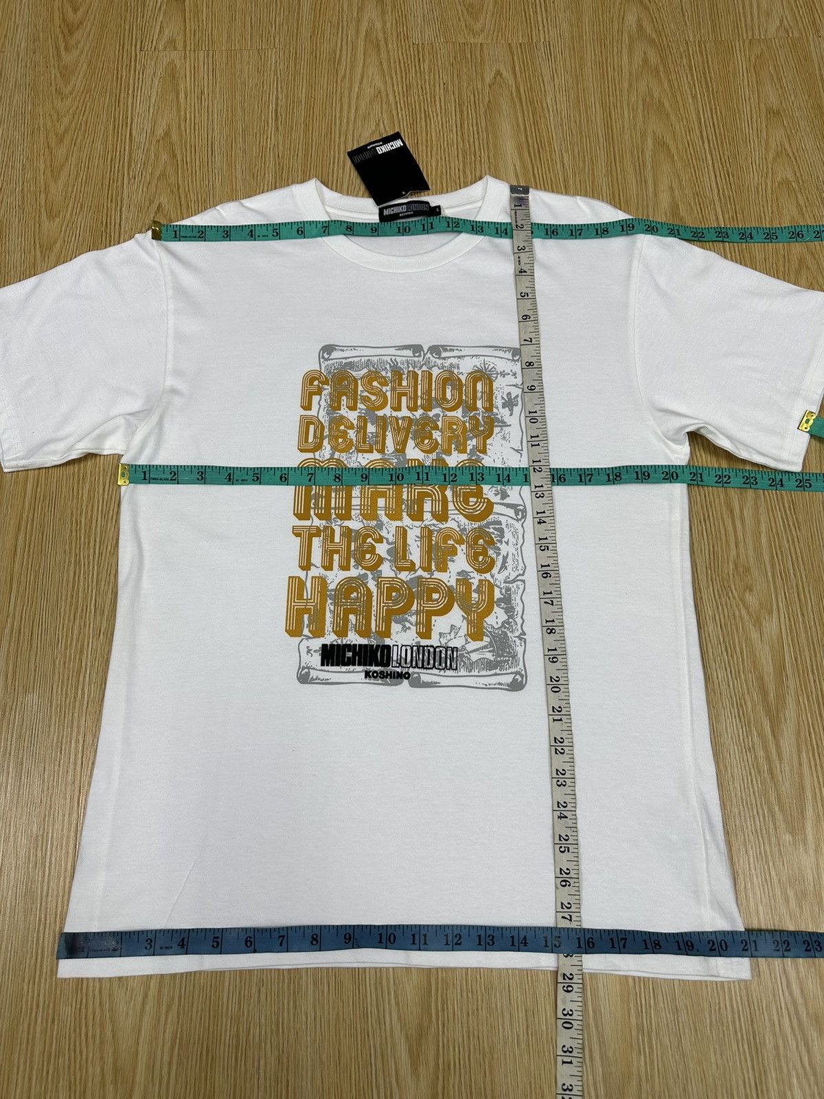 Michiko Koshino Vintage Michiko London Koshino Nos Tshirt A370 Size US L / EU 52-54 / 3 - 5 Thumbnail