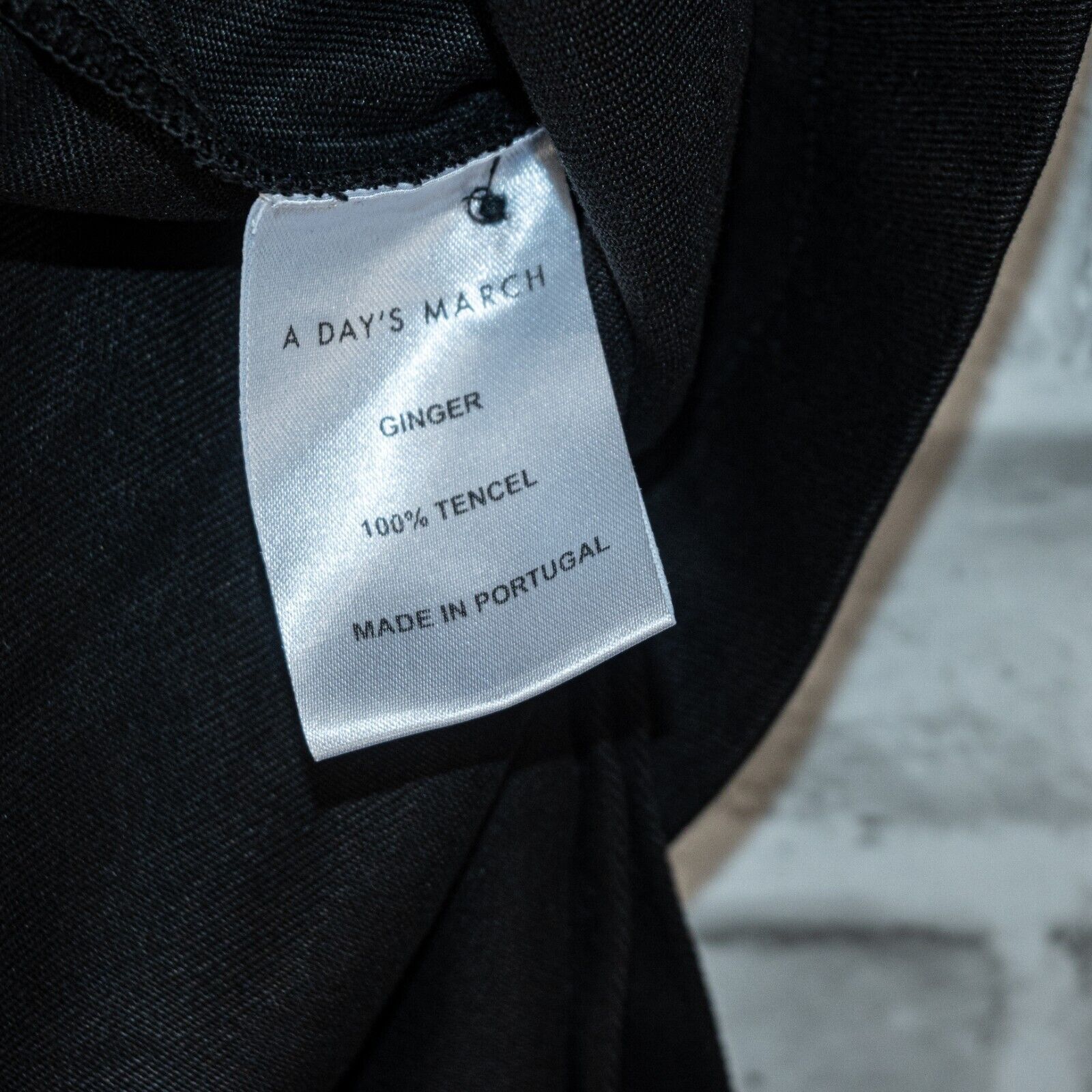A Day's March A DAY'S MARCH Cropped Boxy Button up Shirt Black Tencel Size XS / US 0-2 / IT 36-38 - 5 Thumbnail