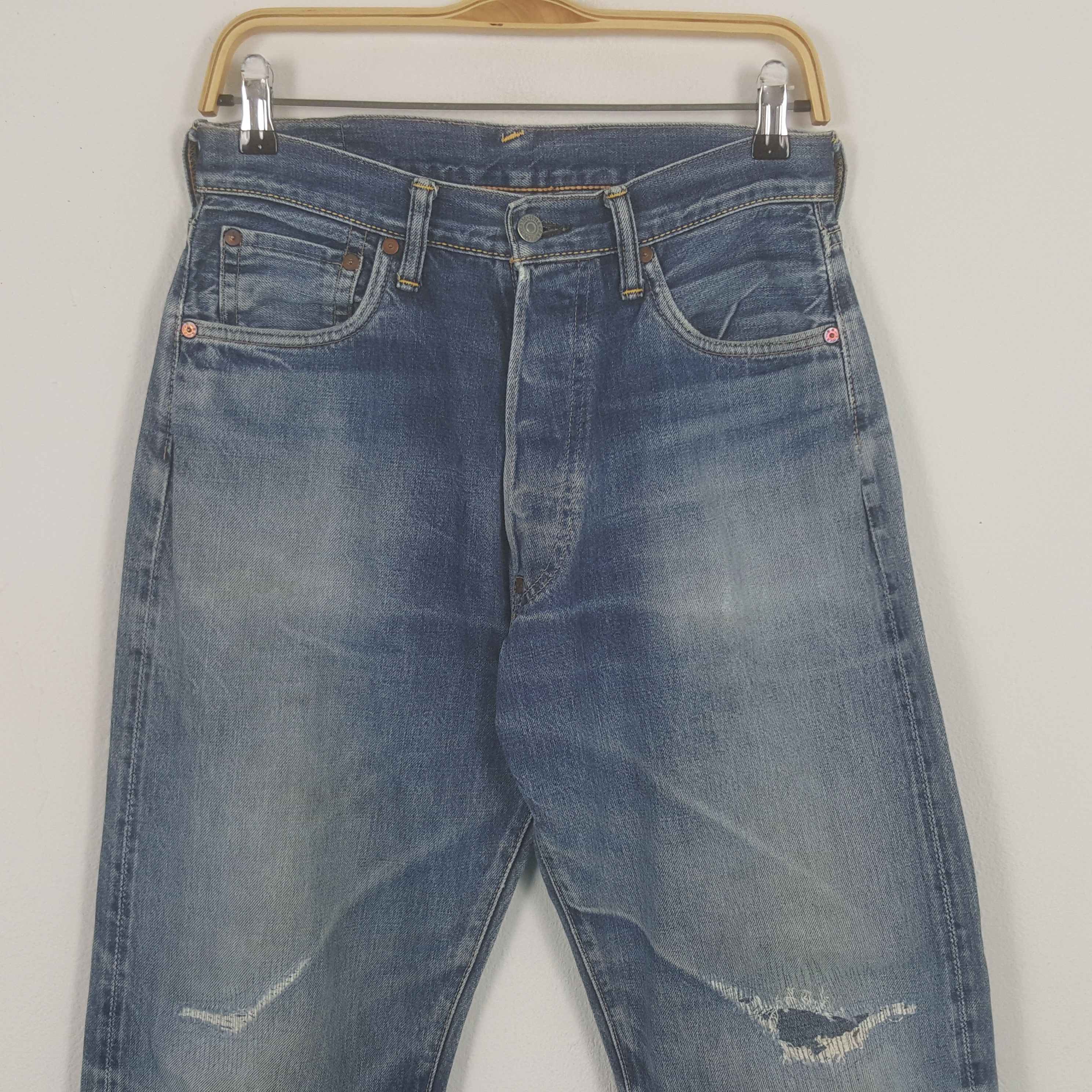 Evisu Vintage Evisu Japanese Brand Daicock Custom Art Denim Jeans Size US 28 / EU 44 - 5 Thumbnail