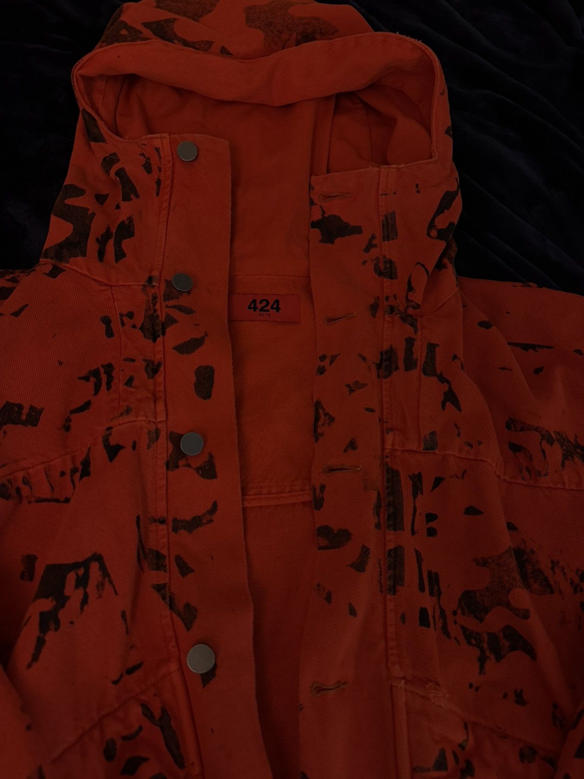424 424 Denim Red jacket 2018 XL Size US XL / EU 56 / 4 - 1 Thumbnail