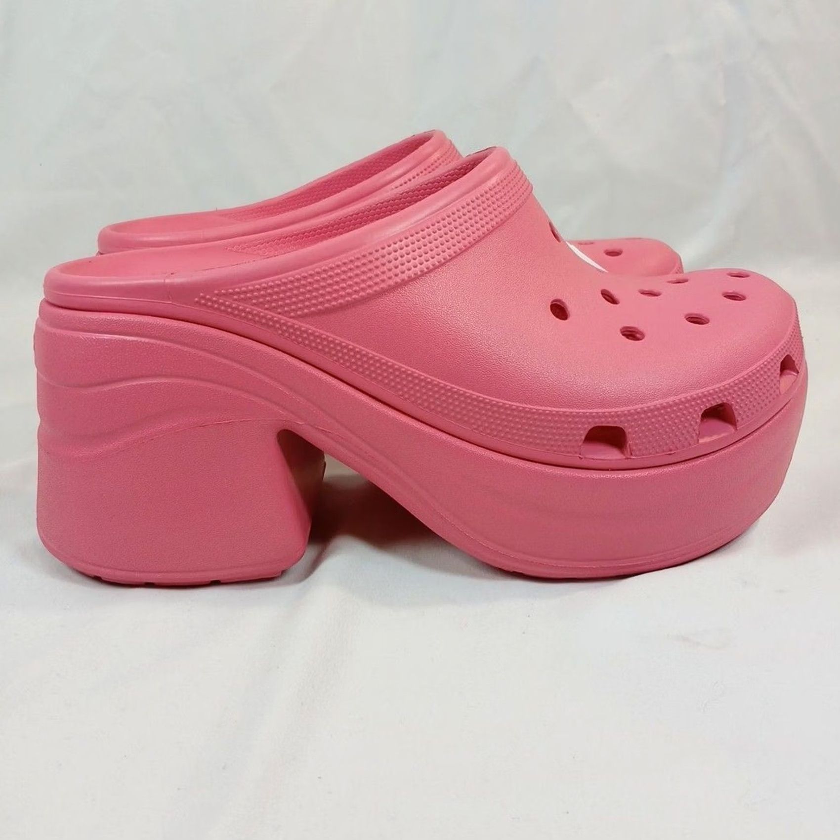 Crocs Crocs Mega Crush Platform Clogs Womens Size 11 Pink Size US 11 / IT 41 - 5 Thumbnail