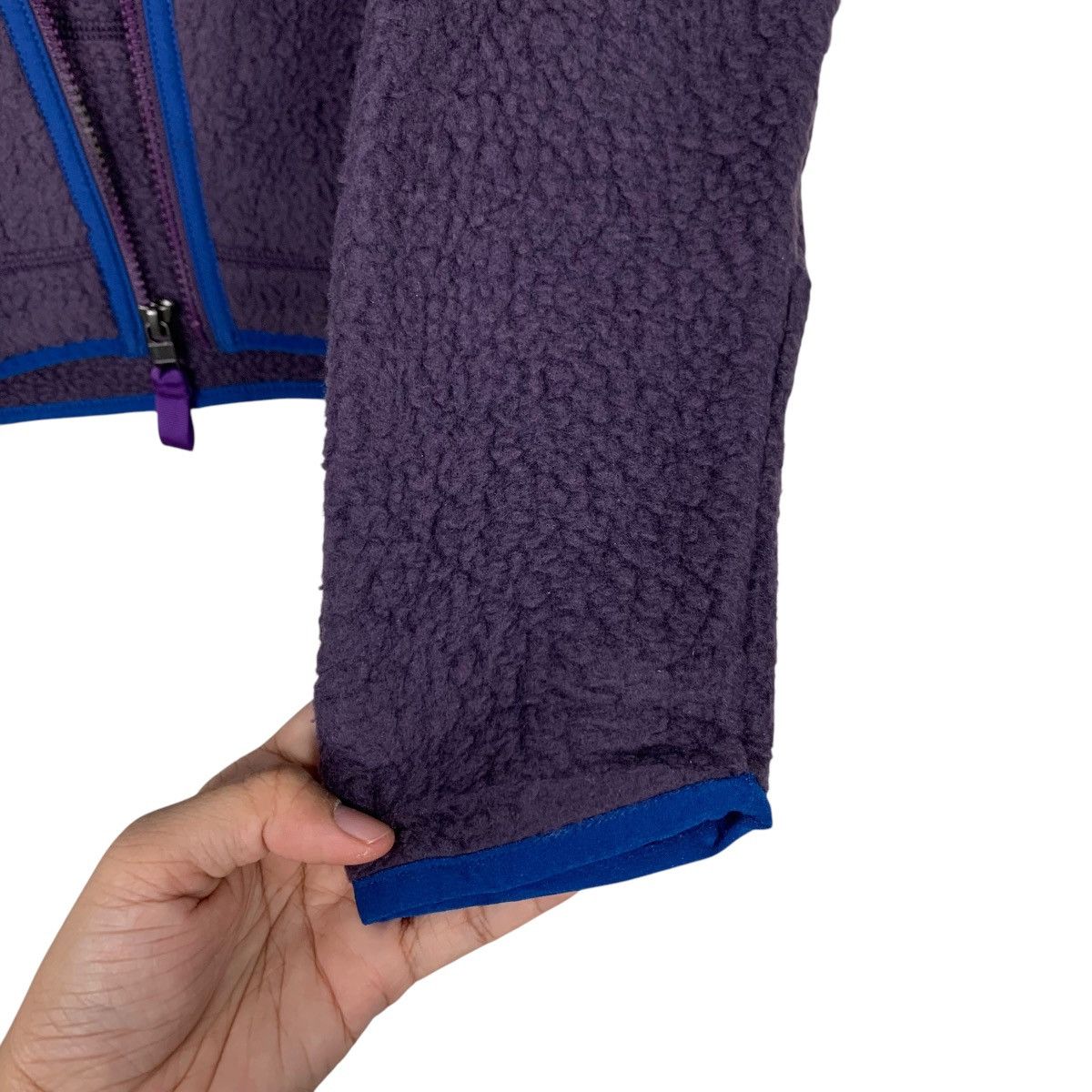 Patagonia PATAGONIA Deep Pile Purple Fleece Jacket #2475-C111 Size US XXS / EU 40 - 11 Thumbnail