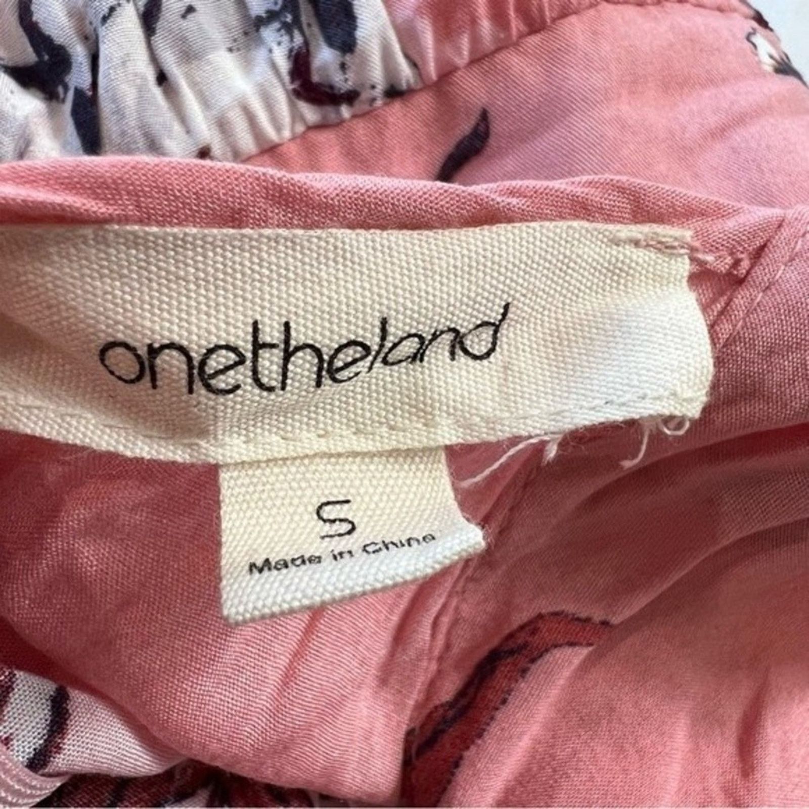 Other One The Land Women’s Floral Maxi Dress Small Pink High Neck Size S / US 4 / IT 40 - 4 Thumbnail