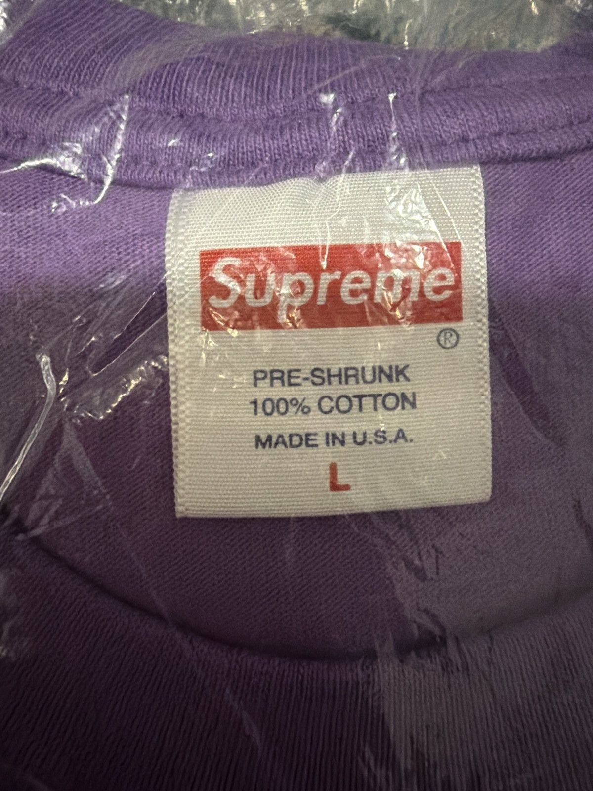 Supreme Supreme Spaghetti Tee FW21 Size US L / EU 52-54 / 3 - 4 Thumbnail