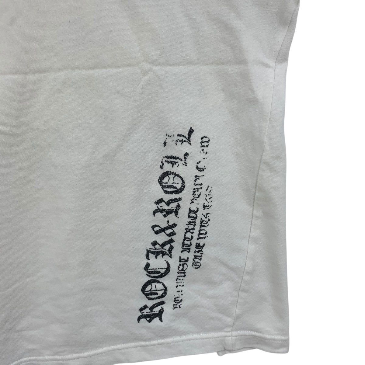 Other THIRD ROW STYLE Skull Guns Old English Text Tee Shirt Top Size L / US 10 / IT 46 - 8 Thumbnail